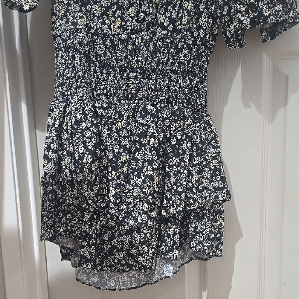 Floral Black Dress - Picture 3 of 8
